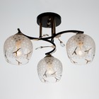 Люстра 2010/3 E27 60Вт черный+золото 45х45х25 см BayerLux 6936304