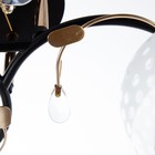 Люстра 2010/3 E27 60Вт черный+золото 45х45х25 см BayerLux 6936304