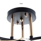 Люстра 2010/3 E27 60Вт черный+золото 45х45х25 см BayerLux 6936304