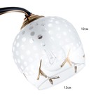 Люстра 2010/3 E27 60Вт черный+золото 45х45х25 см BayerLux 6936304