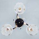 Люстра 2010/3 E27 60Вт черный+золото 45х45х25 см BayerLux 6936304