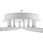 Люстра c ПДУ 2014/5 LED 120Вт белый 54х54х11 см BayerLux 6936308 - фото 14018164