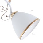 Люстра 2021/2 E27 60Вт белый+золото 46х28х26 см BayerLux - фото 24368132