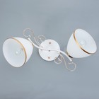 Люстра 2021/2 E27 60Вт белый+золото 46х28х26 см BayerLux - фото 24368133