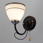 Бра 2026/1 E27 60Вт черный+хром 20х13,5х20 см - фото 21493690