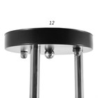 Люстра 2026/3 E27 60Вт черный+хром 45х45х25 см BayerLux 6936337