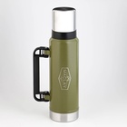 Термос туристический "Maclay", 1.2 л, сохраняет тепло 18 ч, молотковая эмаль - фото 26814353