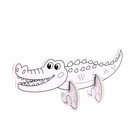 Набор для творчества 3D-раскраска «Весёлые зверята» - фото 24749252