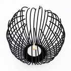 Подсвечник металлический на 1 свечу TAKE IT EASY «Шар», чёрный, 15.5×15 см - Фото 3