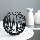 Подсвечник металлический на 1 свечу TAKE IT EASY «Шар», чёрный, 15.5×15 см - Фото 4