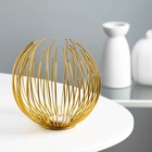 Подсвечник металлический на 1 свечу TAKE IT EASY «Шар», золото, 15.5×15 см - Фото 4