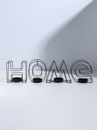 Подсвечник металлический на 4 свечи TAKE IT EASY, Home, 13.5×42 см, чёрный - Фото 4