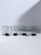 Подсвечник металлический на 4 свечи TAKE IT EASY, Home, 13.5×42 см, чёрный - Фото 1