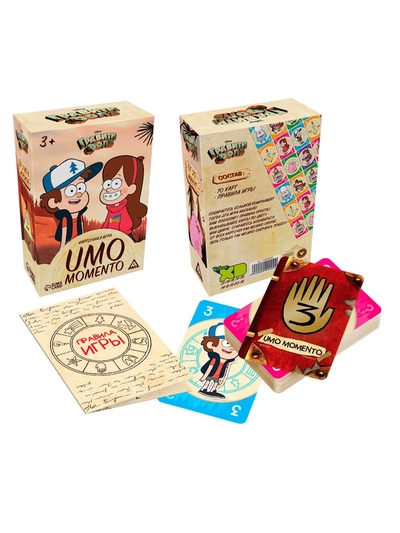 Игра карточная UMO Momento, Гравити Фолз, 70 карт, 3+