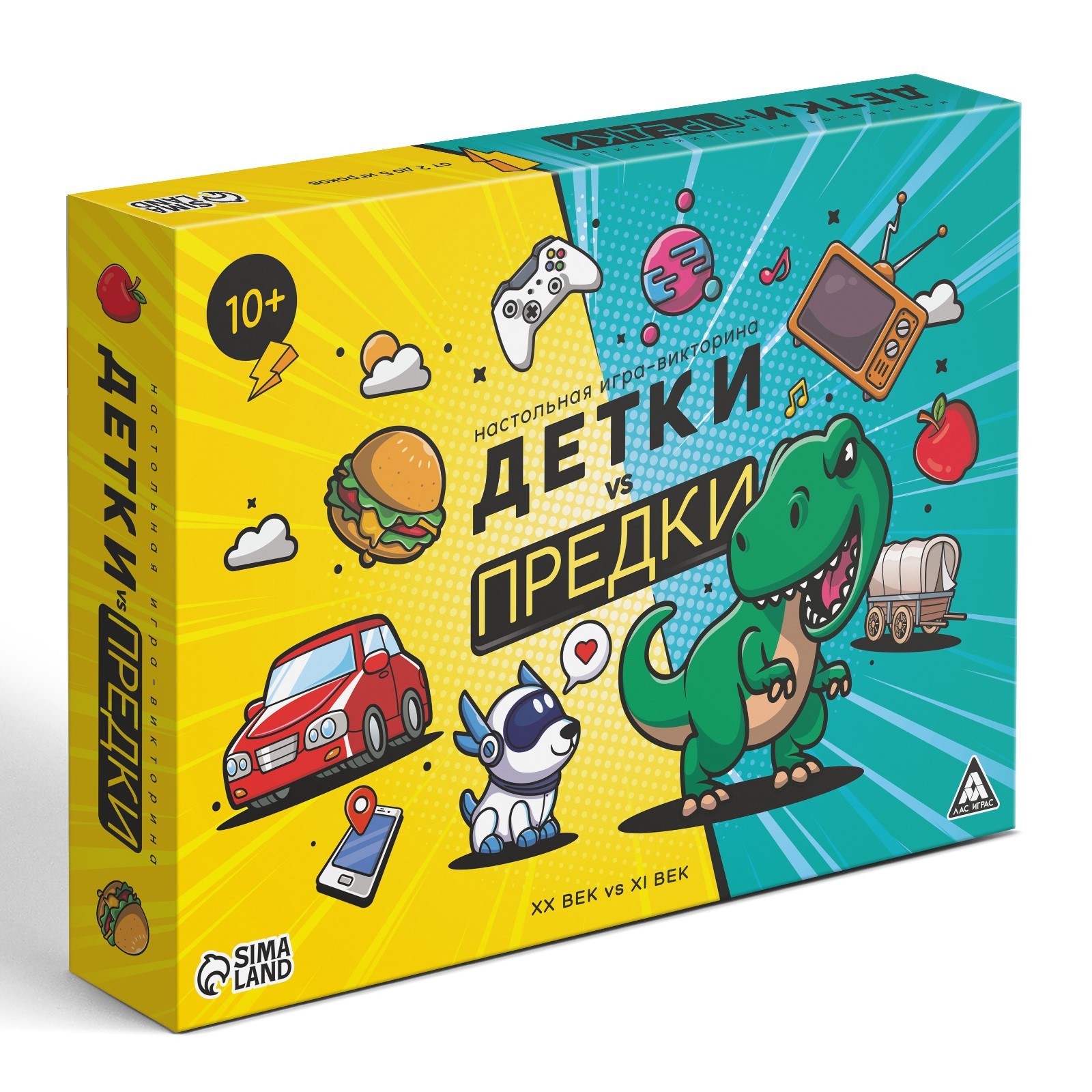 Настольная игра-викторина «Детки vs предки», 10+ (7354560) - Купить по цене  от 750.00 руб. | Интернет магазин SIMA-LAND.RU