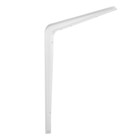 Кронштейн ТУНДРА прямоугольный 220×320 мм, полимер белый, 1 шт. - фото 45696855