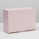 Коробка складная «Розовая», 26 х 19 х 10 см - фото 804737552