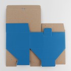 Коробка подарочная складная, упаковка, «Синяя», 26 х 19 х 10 см - Фото 8