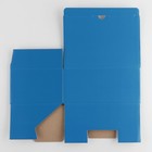 Коробка подарочная складная, упаковка, «Синяя», 26 х 19 х 10 см - Фото 9