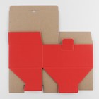 Коробка подарочная складная, упаковка, «Красная», 26 х 19 х 10 см - фото 9396451