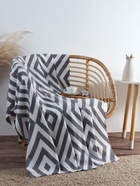 Плед флисовый «Экономь и Я. Ромбы серые», 150×130 см, плотность 160 г/м² - Фото 4