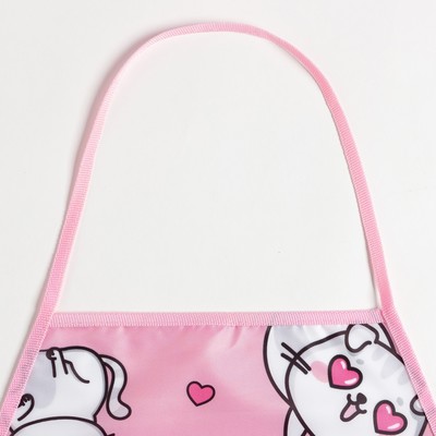 Фартук детский для творчества «Этель» Lovely cats, 49×39 см