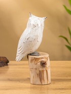 Cувенир дерево "Соваушка на пеньке" 15 см - фото 806016466