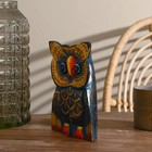 Сувенир «Сова», 20 см, дерево, синий  (артикул 6767614)  большой выбор товаров оптом и в розницу по низким ценам с доставкой