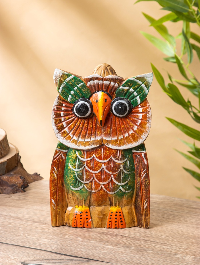 Сувенир «Сова», 25 см, дерево