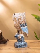 Сувенир «Сова на ветке», 23 см, дерево - фото 59334908