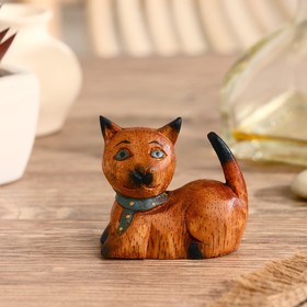 Сувенир «Кошечка», 5×5×2.5 см, дерево