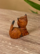 Сувенир дерево "Кошечка" 5х5х2,5 см - фото 809220726