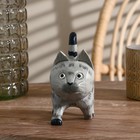 Сувенир «Котик», 10×11×6.5 см, дерево, серый  (артикул 6775953)  большой выбор товаров оптом и в розницу по низким ценам с доставкой