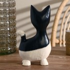 Сувенир дерево "Кошечка" чёрная 12х20х7 см - фото 809220737