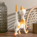 Сувенир дерево "Кошечка" с оранжевым 17х27х7 см - фото 806016491