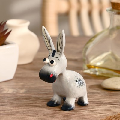 Сувенир «Ослик», 6×9×4 см, дерево