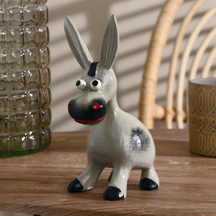 Сувенир «Ослик», 12×20×7 см, дерево - Фото 1