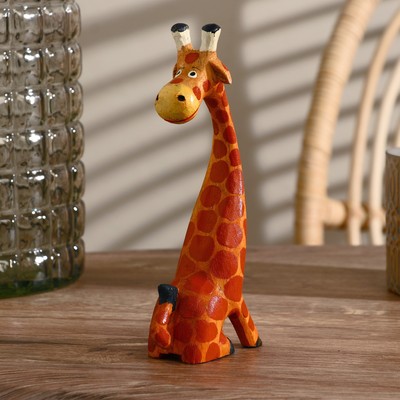 Сувенир «Маленький жираф», 8×20×4 см, дерево