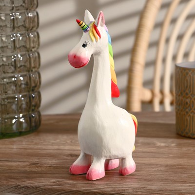 Сувенир «Единорог», 8×19×6 см, дерево