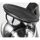 Чайник электрический Oursson EK1733WD/BL, пластик, колба стекло, 1.7 л, 2200 Вт, чёрный - Фото 3