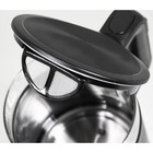 Чайник электрический Oursson EK1733WD/BL, пластик, колба стекло, 1.7 л, 2200 Вт, чёрный - Фото 3