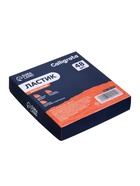 Ластик комбинированный бело-серый скошенный средний 60×15×6 мм (штрихкод на штуке) - Фото 5