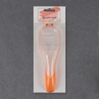 Органайзер для бритвы, с крышкой, 17,5 × 5,8 × 3,5 см, цвет прозрачный/оранжевый - фото 26439256