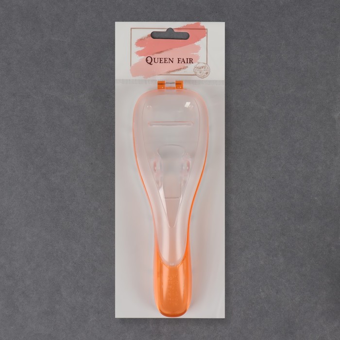 Органайзер для бритвы, с крышкой, 17,5 × 5,8 × 3,5 см, цвет прозрачный/оранжевый 26399