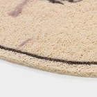 Коврик придверный грязезащитный Доляна Welcome Home, 40×60 см, цвет мрамор - Фото 3