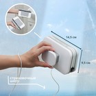 Магнитная щётка для мытья окон с двух сторон Raccoon «Модерн», прямоугольная, на стекло 3-10 мм - Фото 2