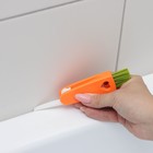 Щётка универсальная, 3 щётки в одном корпусе, 12 см, МИКС - Фото 3