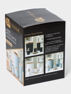 Аксессуары для ванной SAVANNA «Вуди», 6 предметов, мыльница, дозатор, 2 стакана, ёршик, ведро, голубые - Фото 13