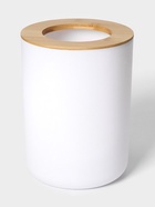 Аксессуары для ванной SAVANNA «Вуди», 6 предметов, мыльница, дозатор, 2 стакана, ёршик, ведро, белые - Фото 11