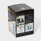 Набор аксессуаров для ванной комнаты SAVANNA «Вуди», 6 предметов (мыльница, дозатор, 2 стакана, ёршик, ведро), цвет белый - фото 8639018